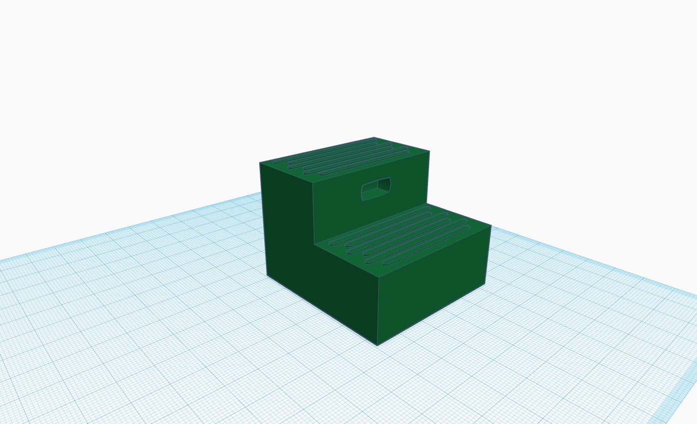 2-Step Mounting Block (White)