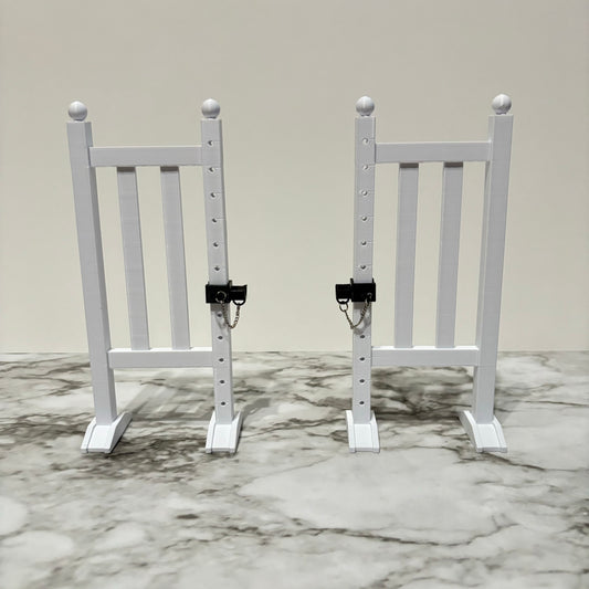 Straight Standards (Set of 2, White)