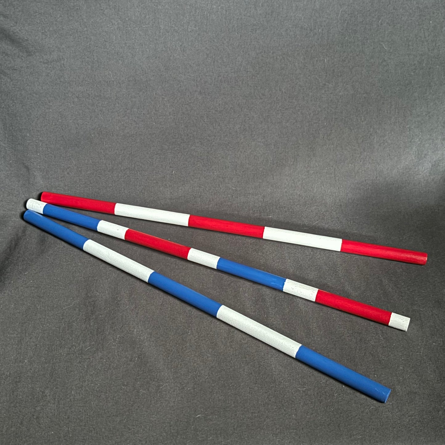 Three Color Trot Poles (Set of 4)