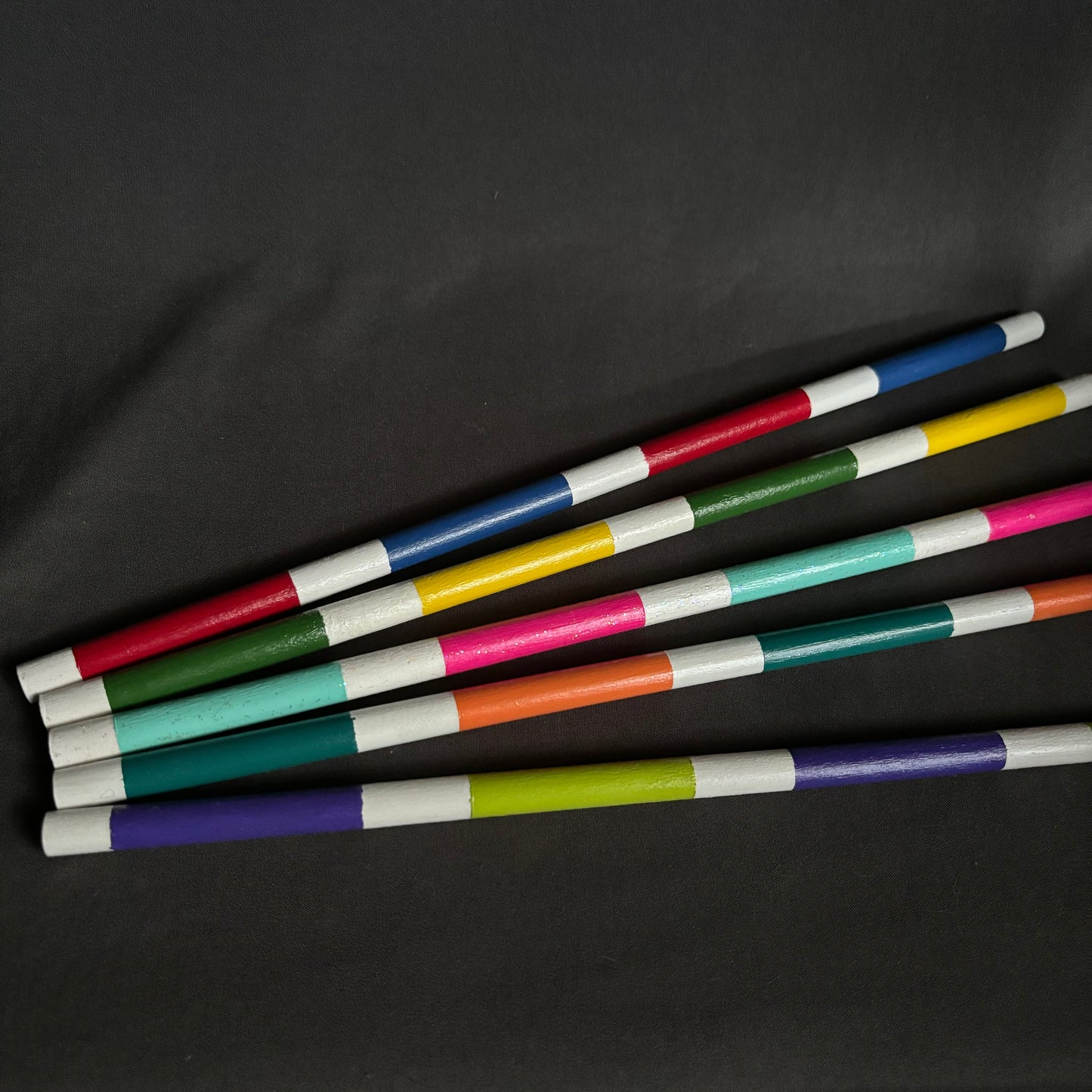 Three Color Trot Poles (Set of 4)