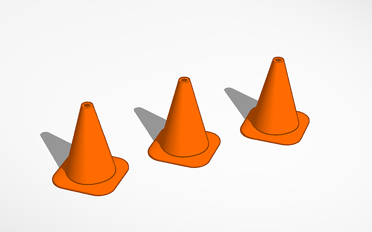 Trail Cones (Set of 3, Orange)